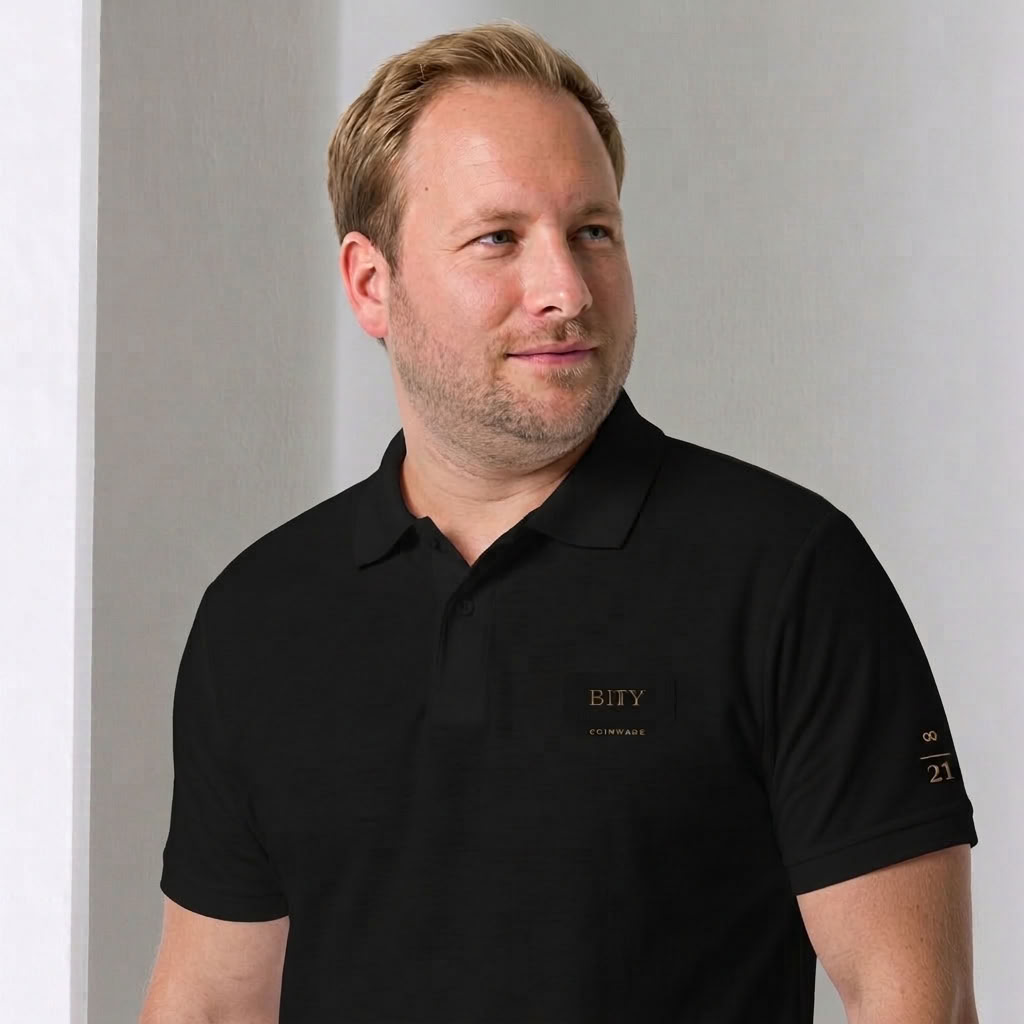 Bitcoin-Polo „21“ | Bitty Coinware